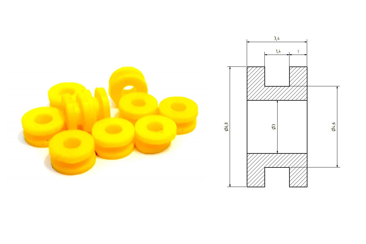 Vibrationsdämpfer (10 Stück)