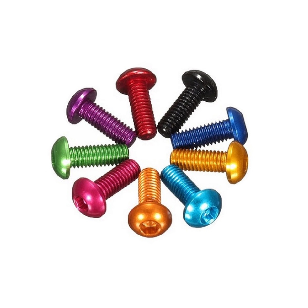Aluminium Schrauben Linsenkopf M3 6-12mm (10 Stück)