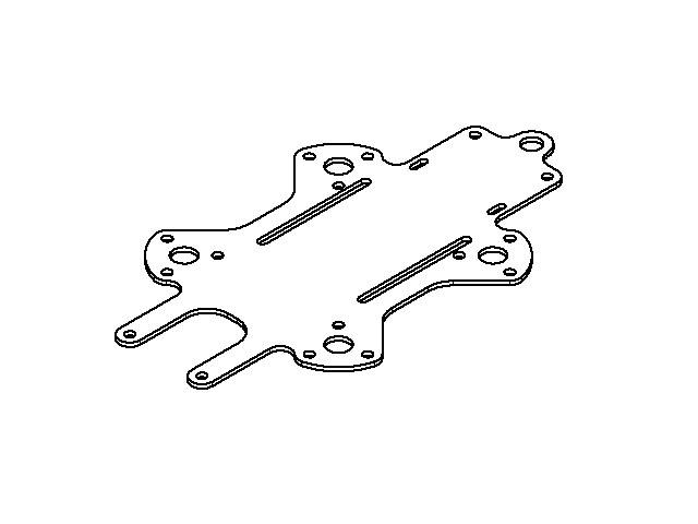 MultiRotors MRX 240 CFK Sekundärrahmen