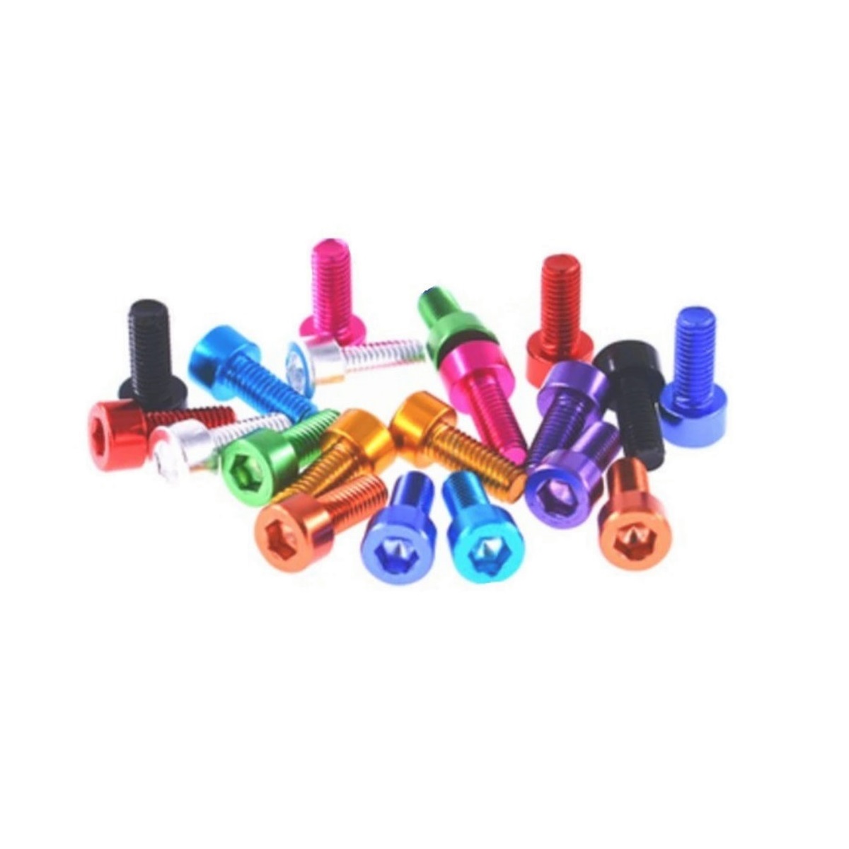 Aluminium Schrauben Zylinderkopf M3 6-12mm (10 Stück)