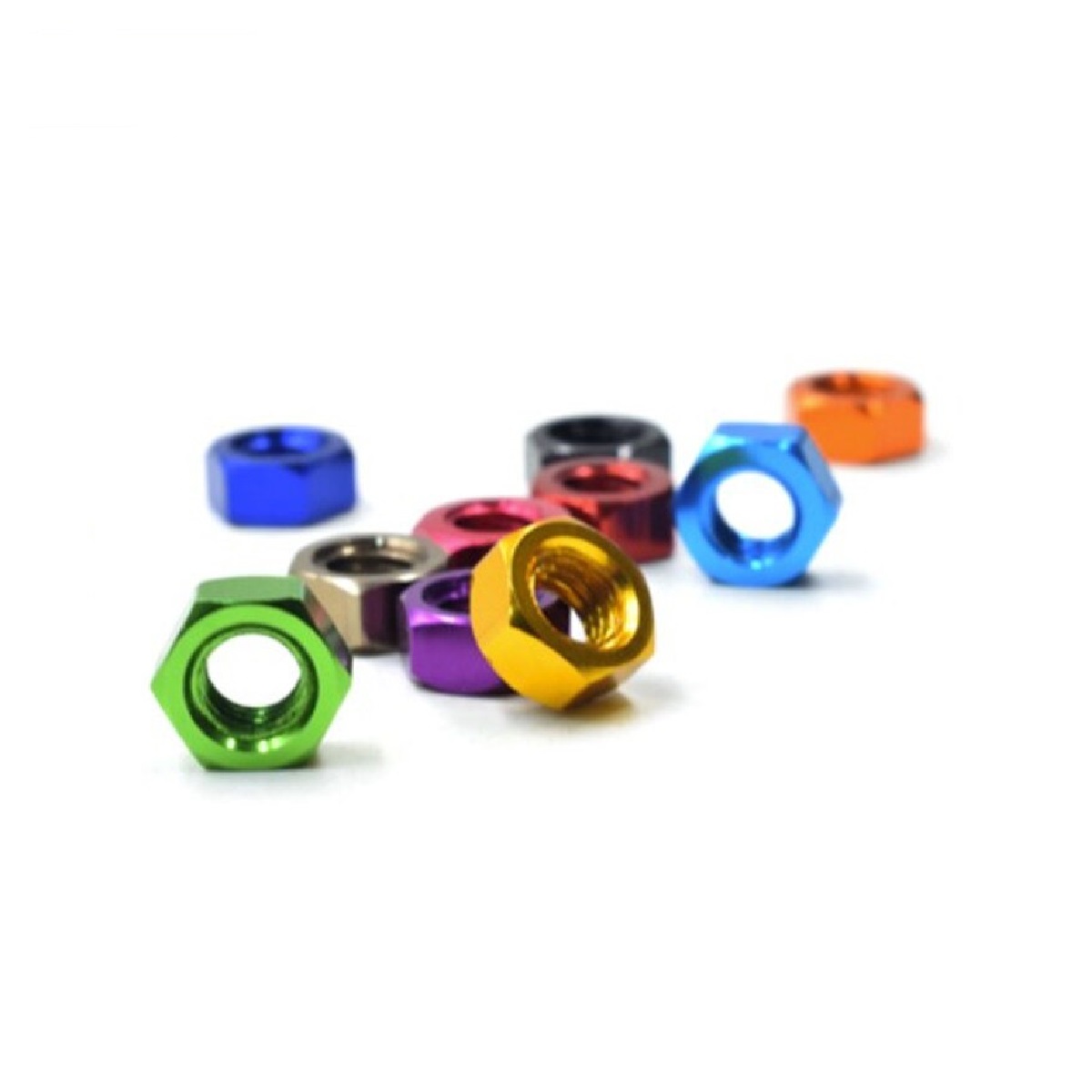 Aluminium Muttern M3 (10 Stück)