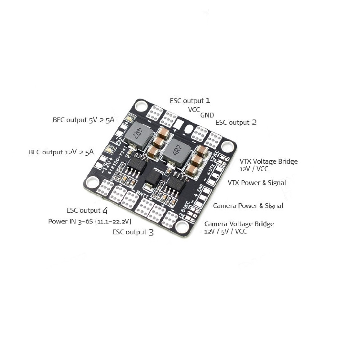 Diatone V7 PDB 5V 12V BEC